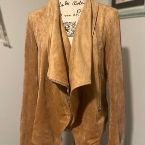 Lulu's Camel Suede Blazer